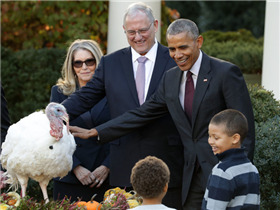 奥巴马总统任内最后一次赦免火鸡仪式讲话
