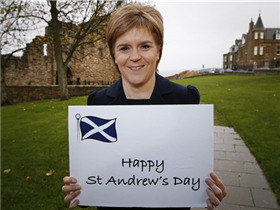 苏格兰首席大臣斯特金2016年圣安德鲁日致辞