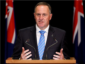 新西兰总理约翰·基辞职演讲