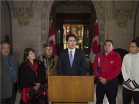 特鲁多总理在同加拿大土著首领们会晤后的讲话