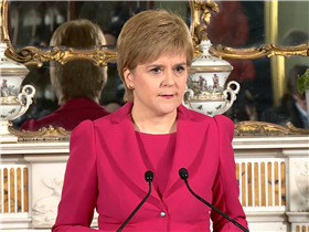 苏格兰首席大臣斯特金呼吁苏格兰举行第二次独立公投
